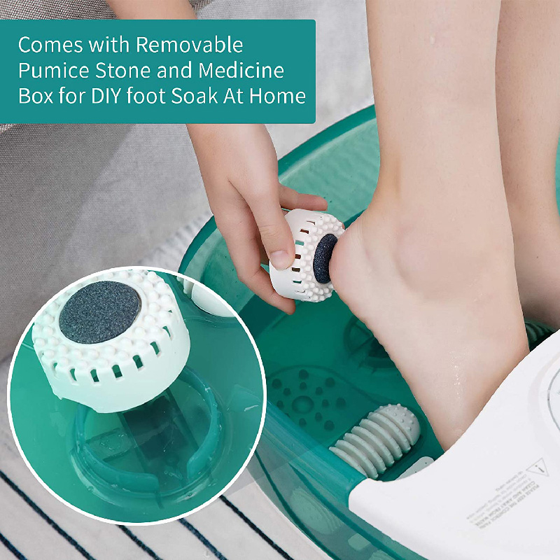 MM-20A-3 Massager Folctha Spa Crúibe le Teas agus Ceithre Rollóirí Massage Móra