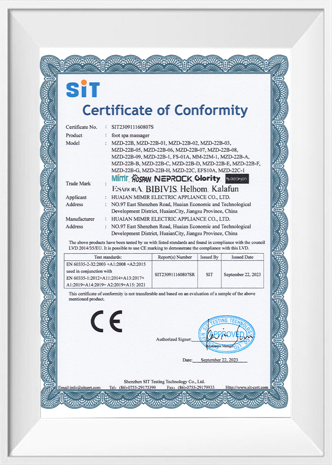 Huaian Mimir Electric Appliance Co., Ltd.