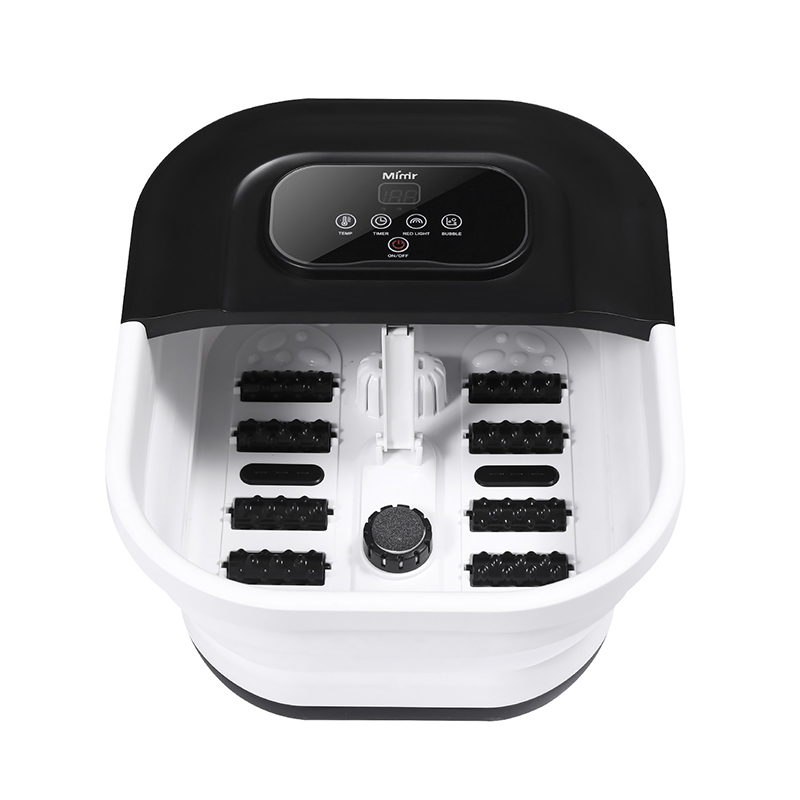 MZD-22B-2 500W Meaisín Spa Crúibe Collapsible le Rollóirí Massage 8pcs Le haghaidh Massage Crúibe