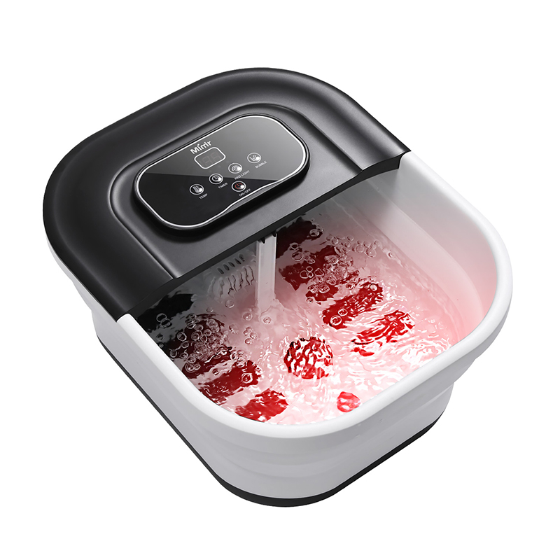 MZD-22B-2 500W Meaisín Spa Crúibe Collapsible le Rollóirí Massage 8pcs Le haghaidh Massage Crúibe