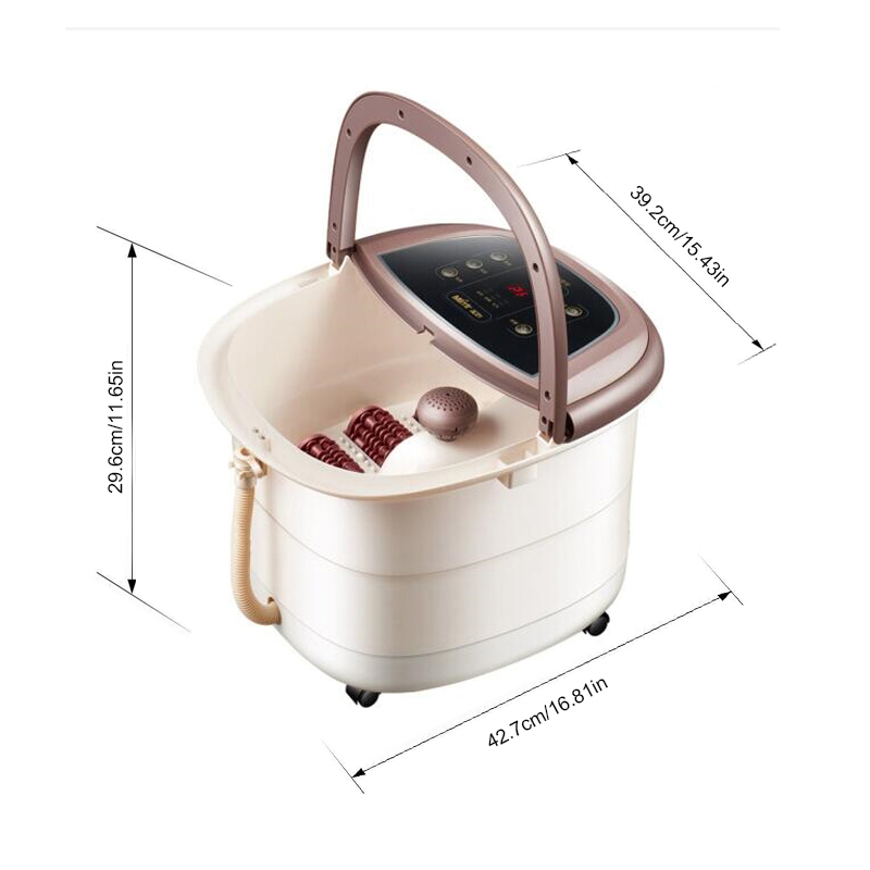 JD-618 Meaisín Massager Folctha Spa Crúibe Uathoibríoch le Rollóirí Massage Rothlacha